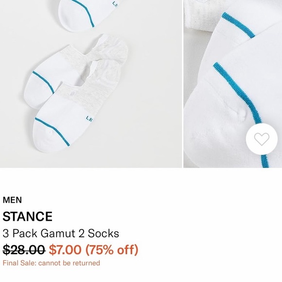 Stance 3!Pack Men’s Socks - Picture 2 of 11